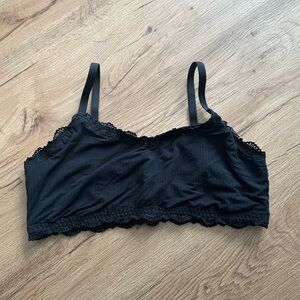 Aerie Superchill Modal Lace Trim Bralette
